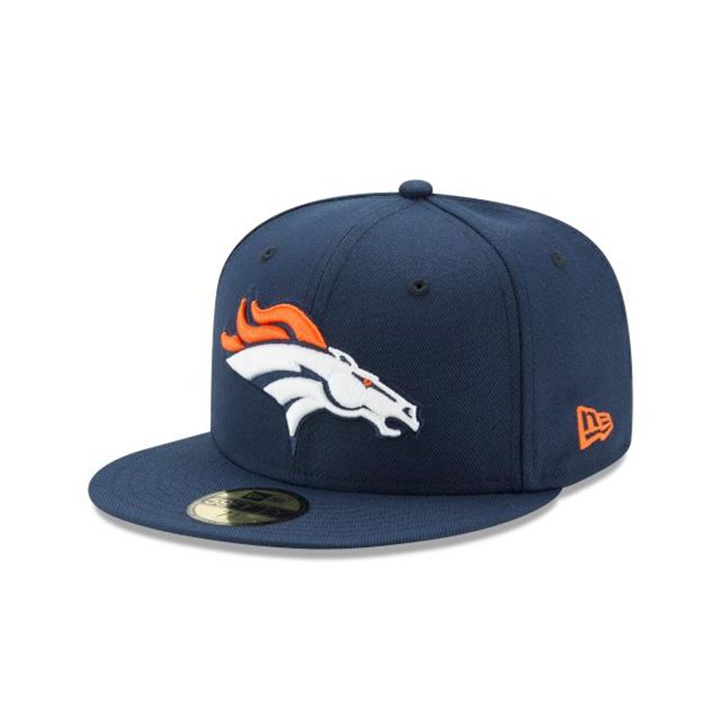 NFL Denver Broncos 59Fifty Fitted (EDG6179) - Blue New Era Caps